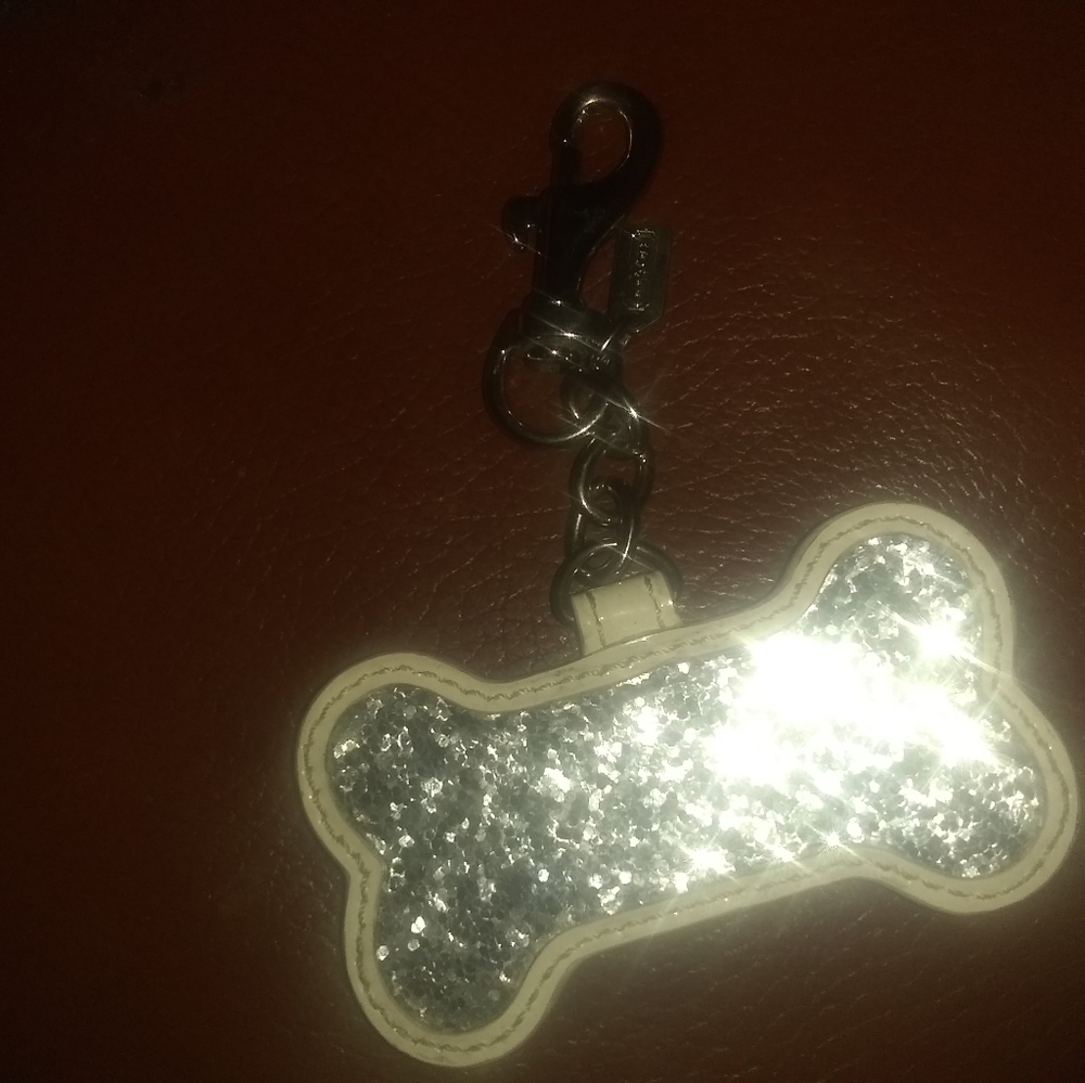 Coach dog bone fob